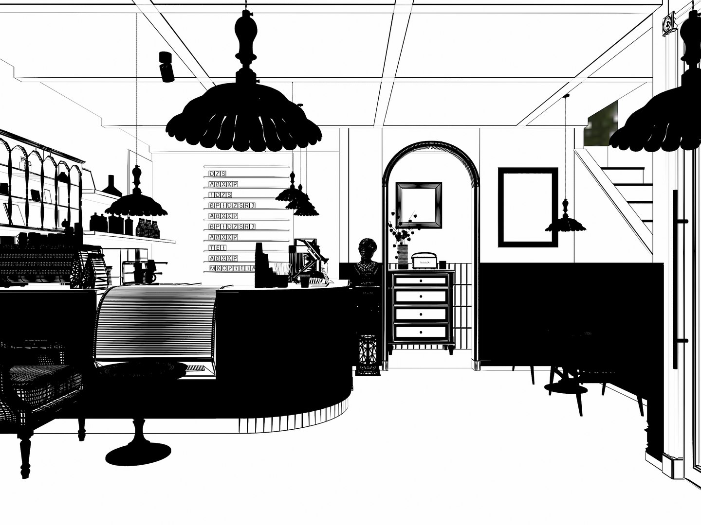 Modern Coffee Model - TurboSquid 2406475