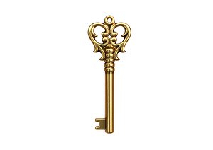Classic Key 3D model 3D model