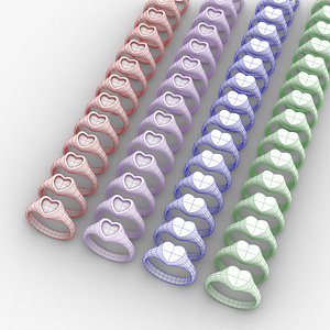 Heart-top 10 mm Signet Rings 116 items