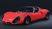 1967 Alfa Romeo Tipo 33 Stradale 3D Model