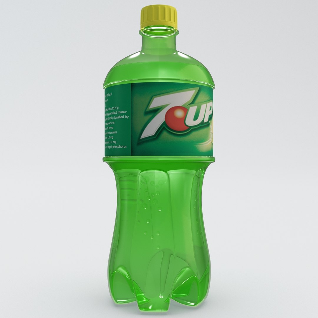 3d model 7 bottle