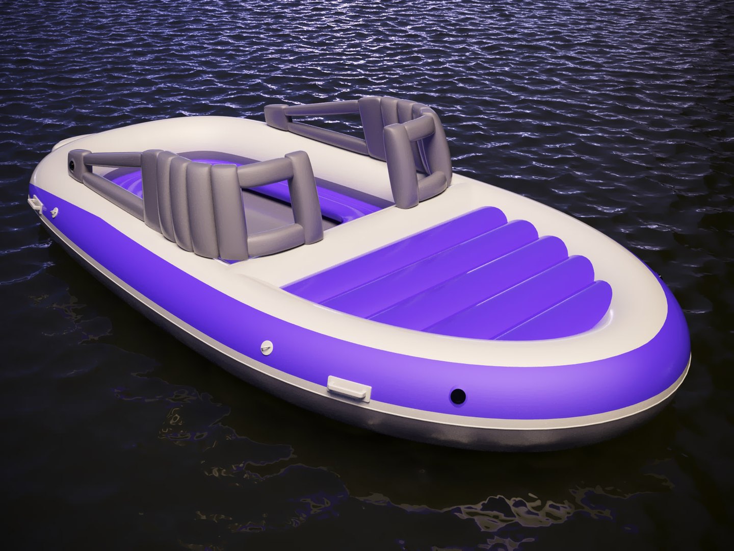 Inflatable Boat Model - TurboSquid 1418660