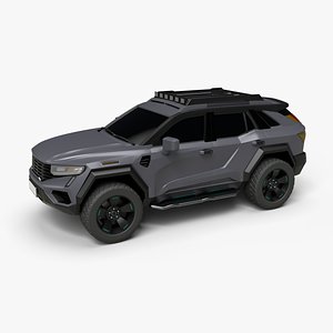 Stylized Sport Utility Vehicle