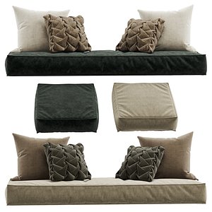 Seat pillow set 8