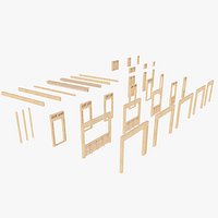 Prefab Timber Frame Wall Panels Modular Construction Kit