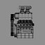 V8 compressor engine