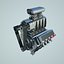 V8 compressor engine