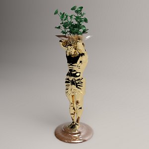 3D flower stand 4 model