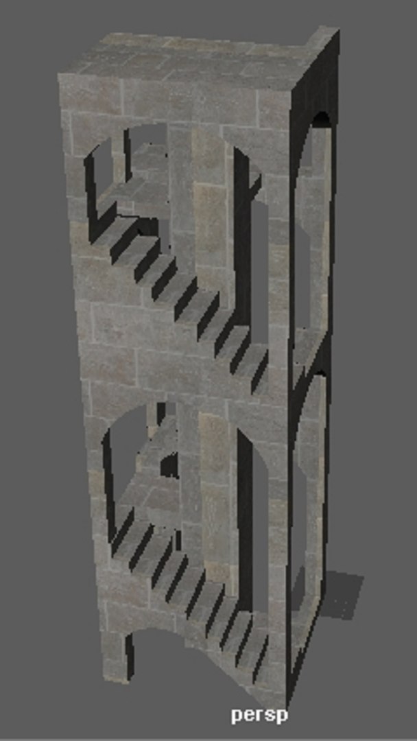 Multi-tiered Staircase 3D Model - TurboSquid 1810017
