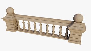 Classic Fence 3D model