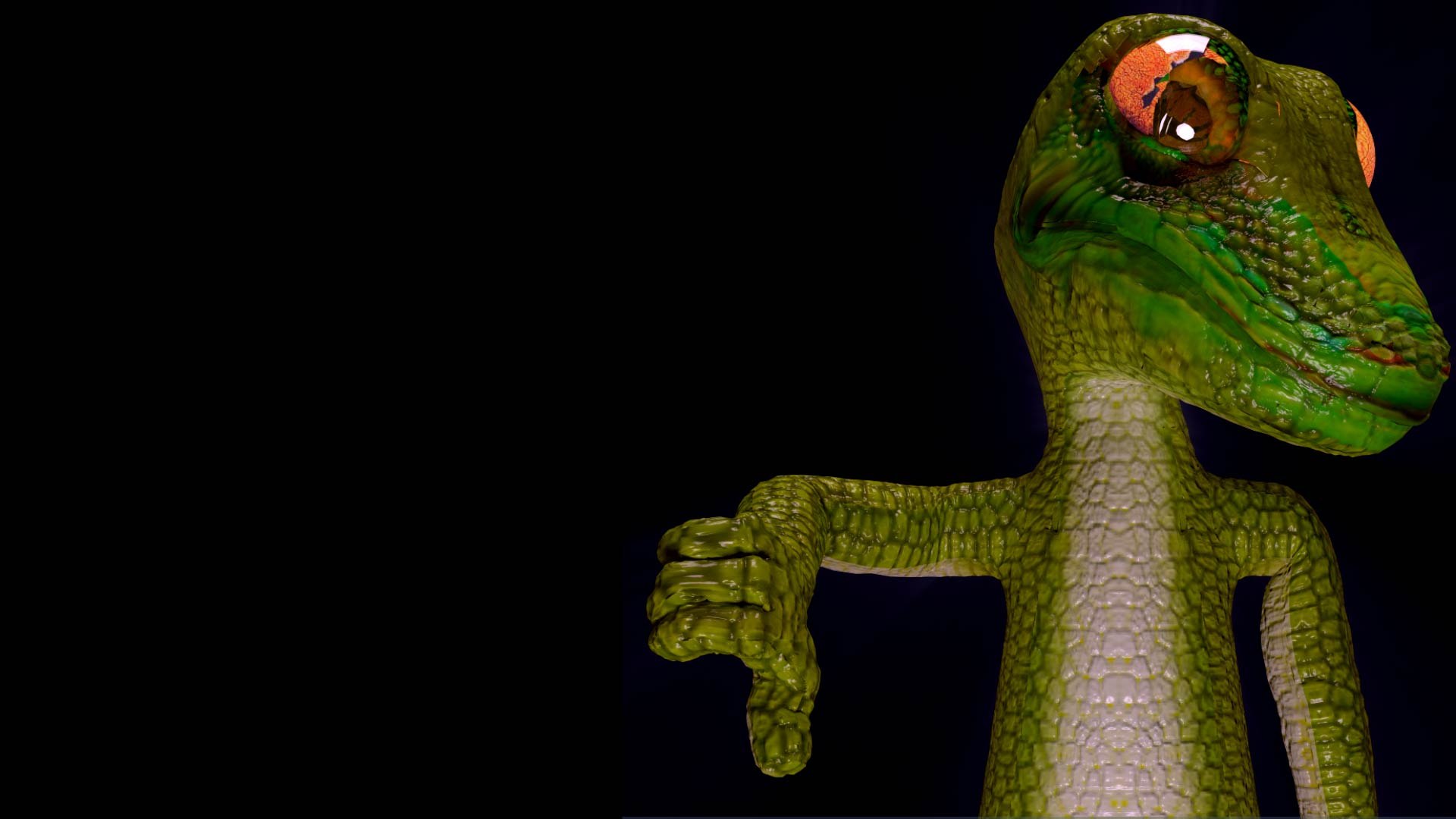 3D gecko rigged - TurboSquid 1787236
