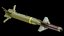 GBU-27 Paveway 3 Green Laser Guided Bomb PBR 3D model