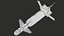 GBU-27 Paveway 3 Green Laser Guided Bomb PBR 3D model