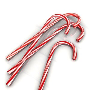 candy cane 3d ma