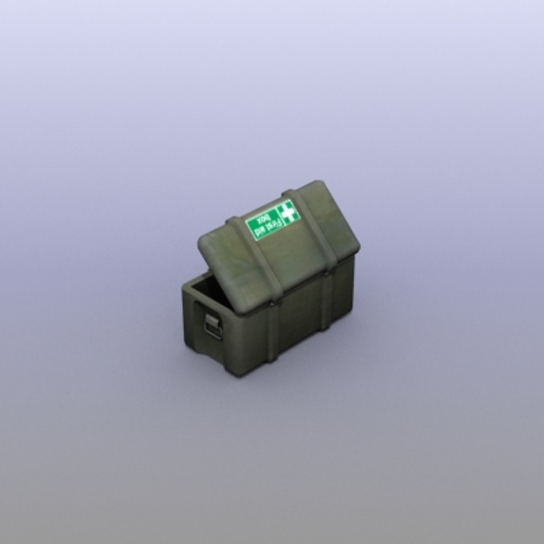 Supply Box 3d 3ds