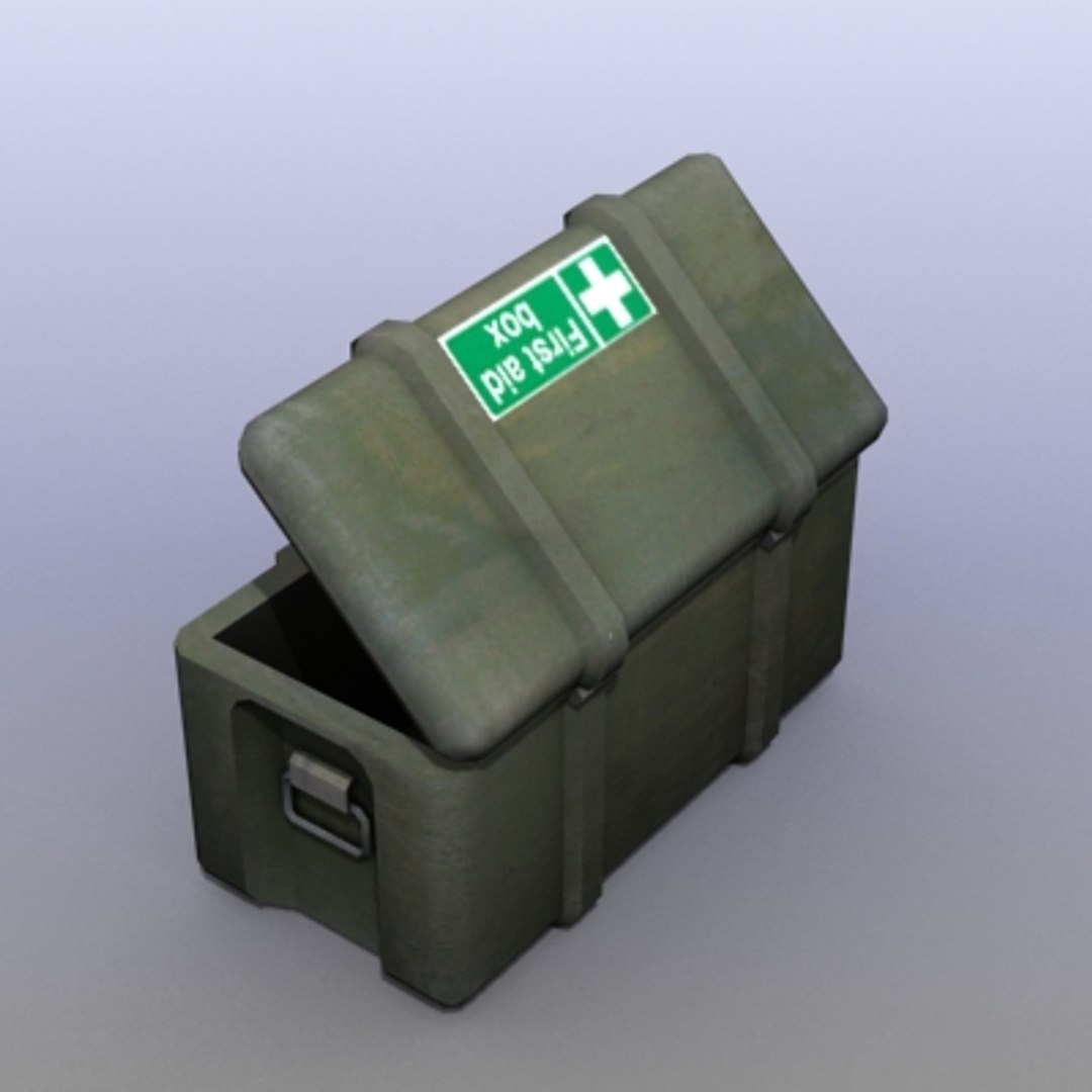 Supply Box 3d 3ds