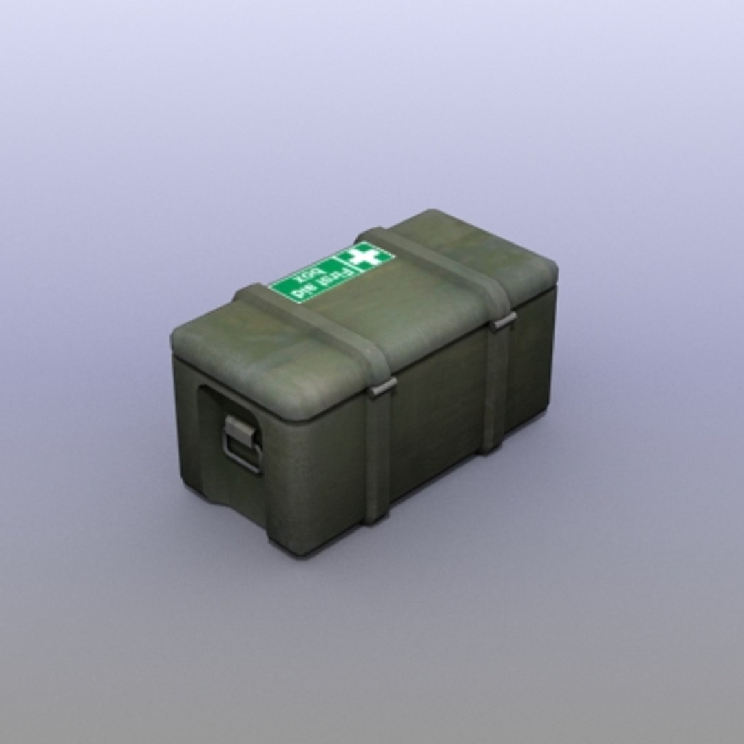 Supply Box 3d 3ds