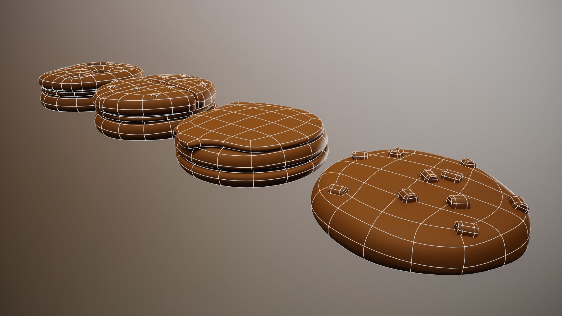 Cookies 3D Model - TurboSquid 2200004
