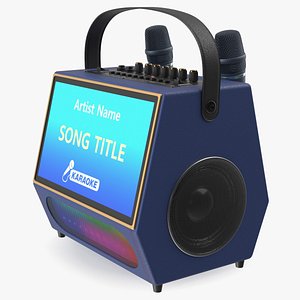 Portable Karaoke Speaker System Mockup