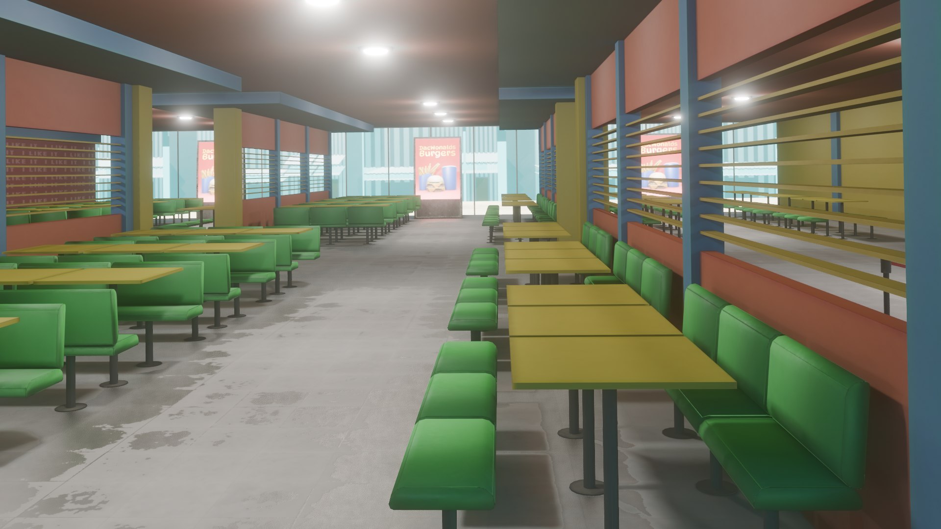 VR Fast Food Restaurant 3D - TurboSquid 2159427