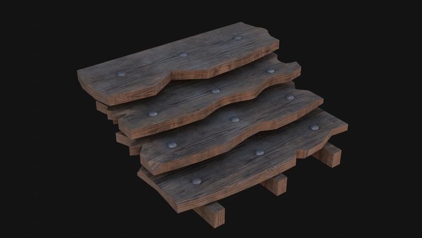 Wooden Stairs model