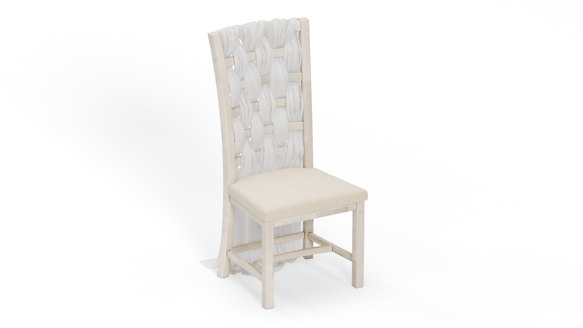 3D Wedding Chair Model - TurboSquid 2041807