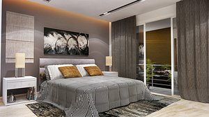 3D apartment interior