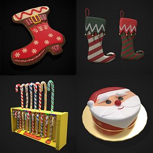 Christmas Prop Mix Ten 3D