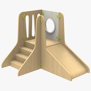 Toddler play Toboggans Structure 2 3D model