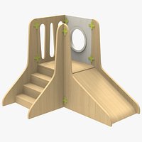 Toddler play Toboggans Structure 2