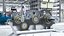 Industrial Gearbox Helical Gear Train Gray Open