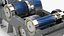 Industrial Gearbox Helical Gear Train Gray Open