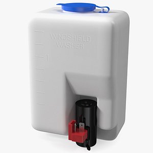 All Season Windshield Washer Prestone with Pouring Fluid 3D Model