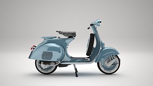 Classic Vintage Vespa 3D model