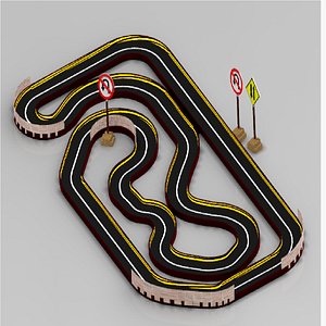 Race track 3D model