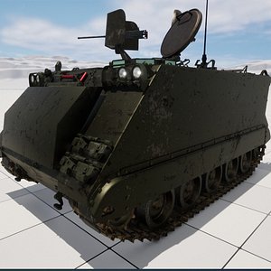 M-113 Armored personnel Carrier A1 3D model