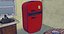 Disposition de cuisine de dessin animé Low-poly