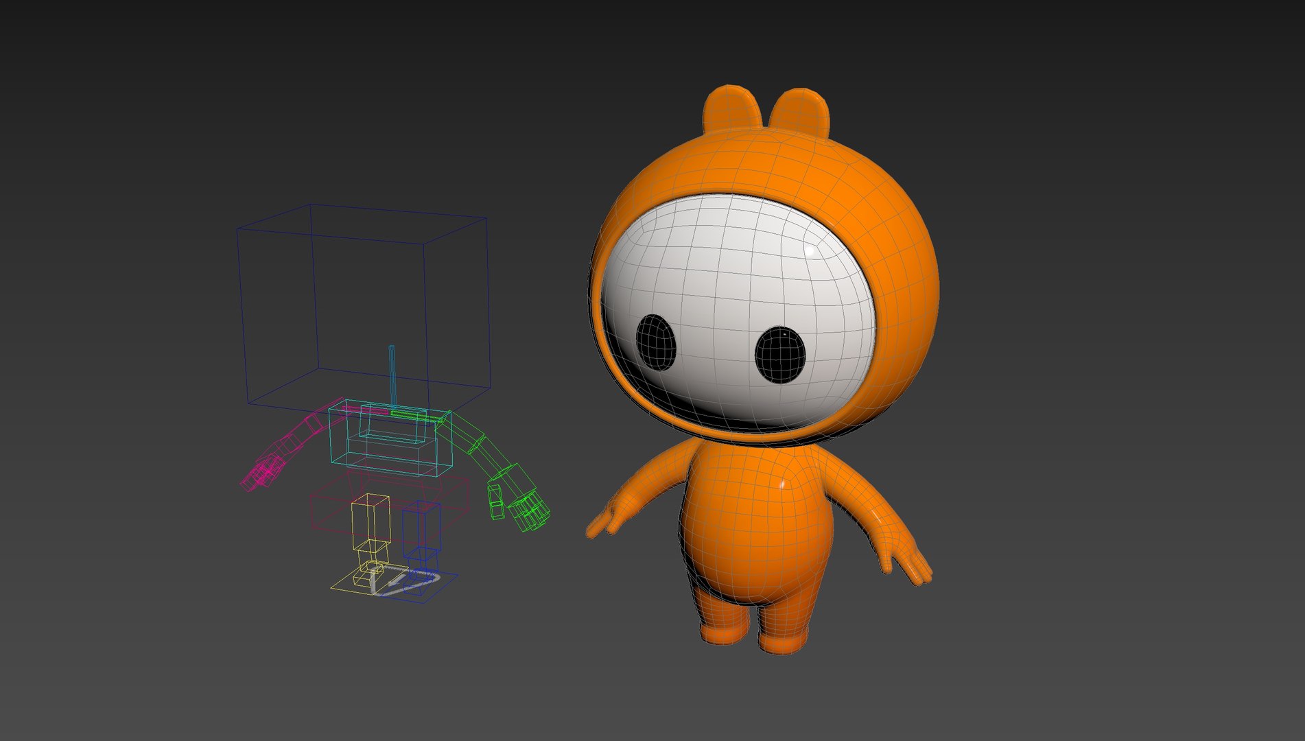 3D Character262 Rigged Mascot Model - TurboSquid 2115557