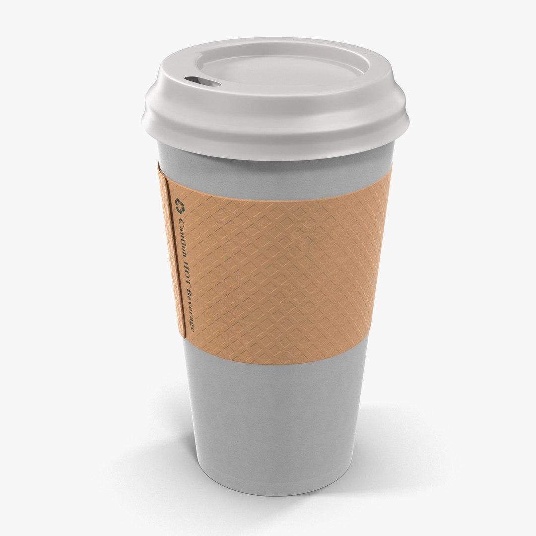 To Go Cup With Sleeve Generic 3D model preview