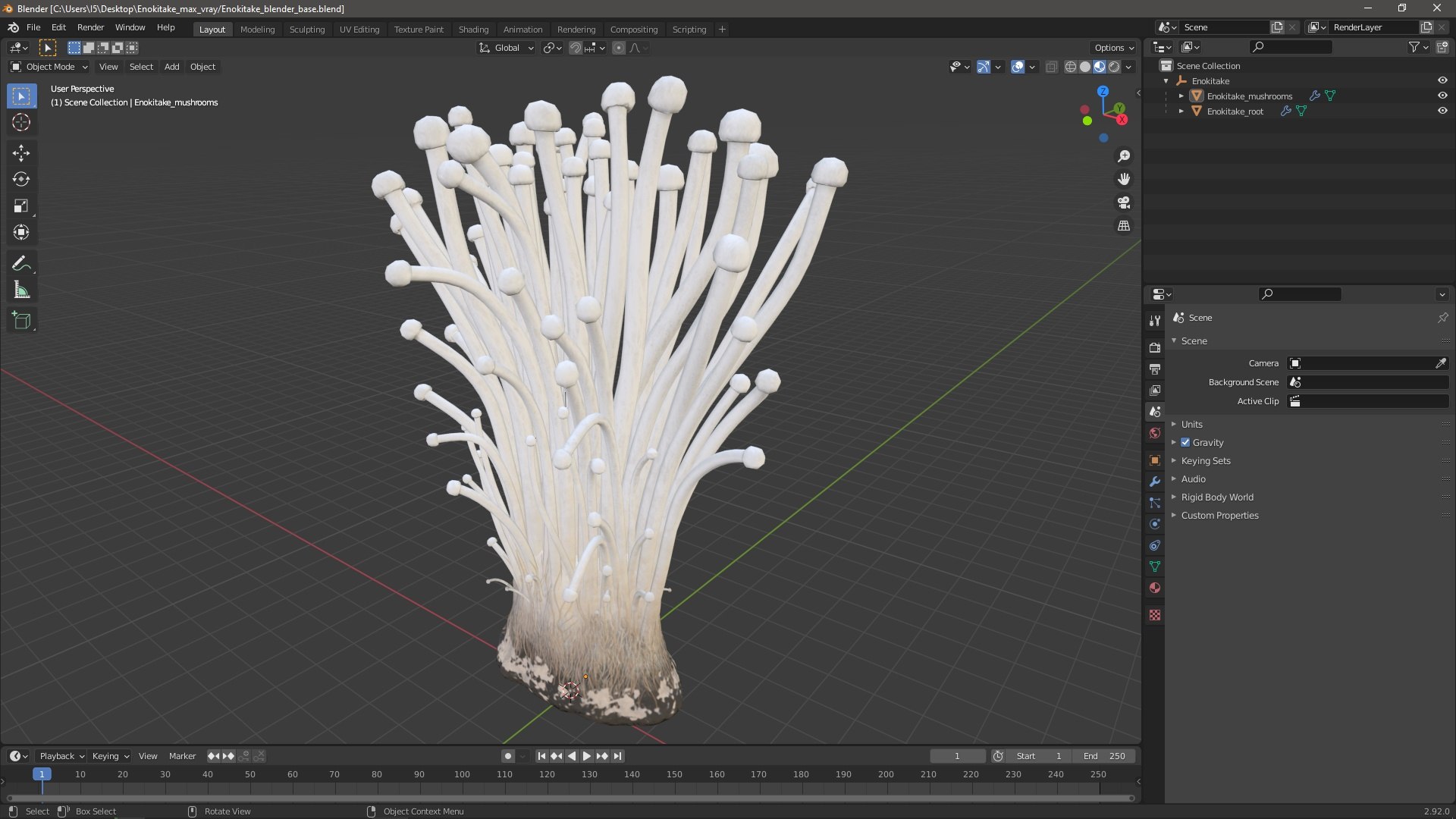 3D Enokitake model https://p.turbosquid.com/ts-thumb/cQ/MhavBY/9s/enokitakevray3dmodel019/jpg/1713313585/1920x1080/fit_q87/65859dcd931fed22ba6b2766058b90b66c2d11ae/enokitakevray3dmodel019.jpg