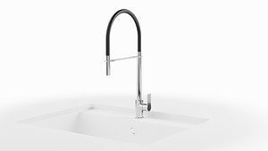 EY541 kitchen sink mixer  REMER 3D
