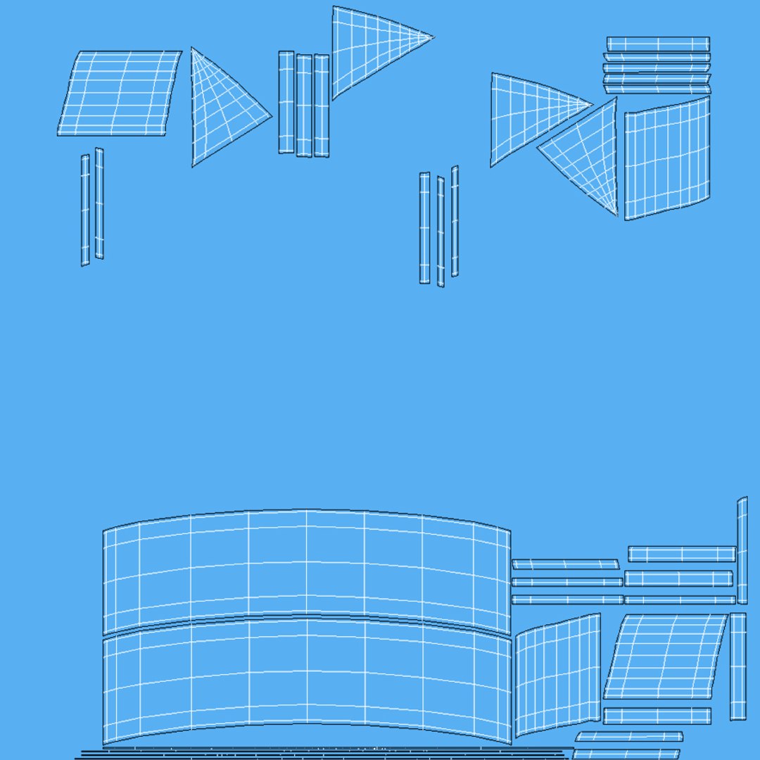 3D Blue Ribbon Label And Banner - TurboSquid 2281104