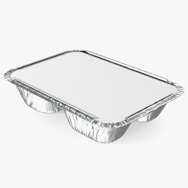 Disposable Aluminium Foil Baking Pan 3D model - TurboSquid 1997506