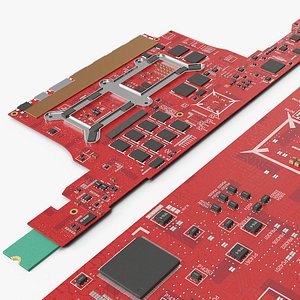 Gaming Laptop Motherboard Red