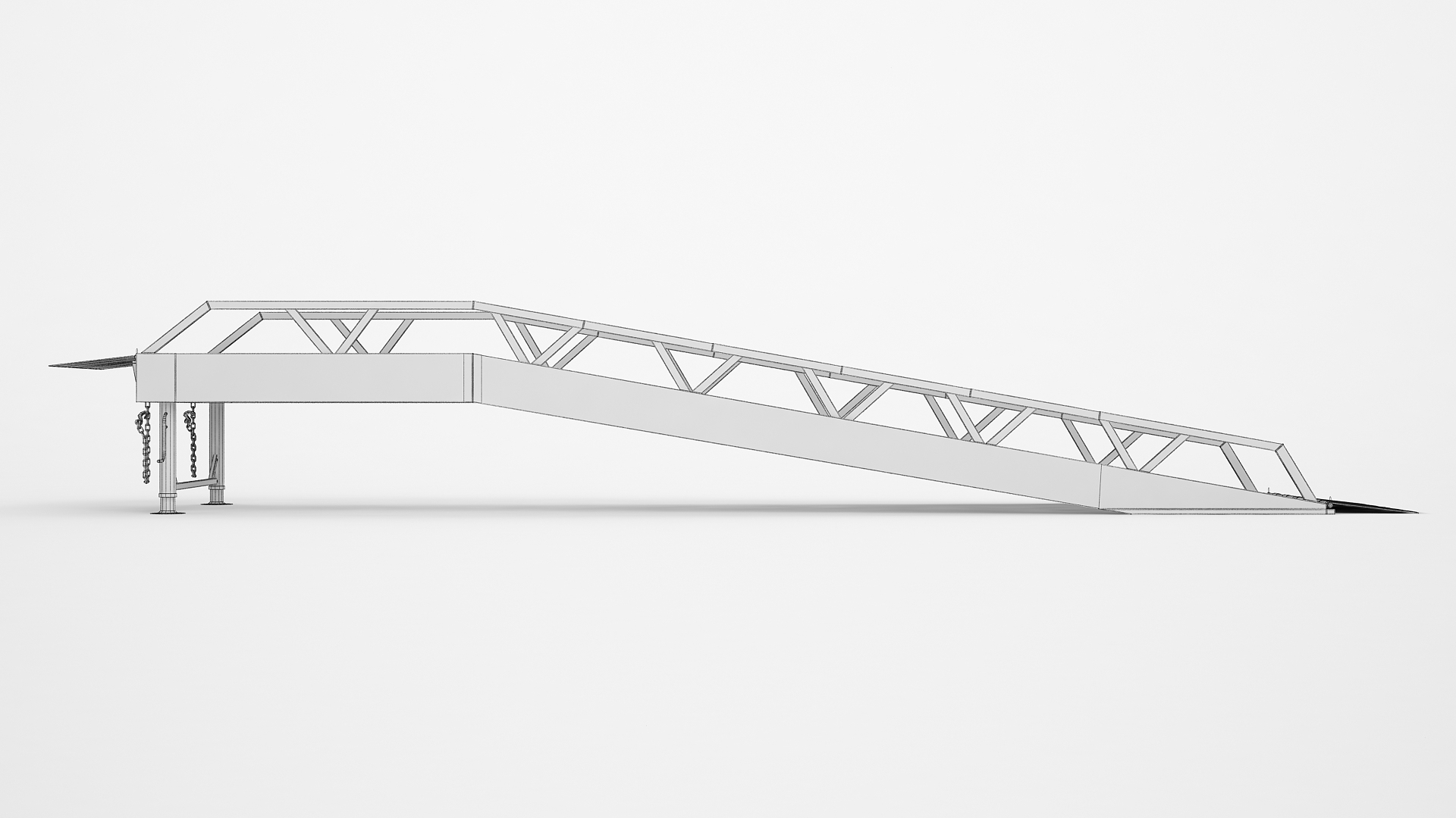 3D Used Portable Loading Ramp 02 - TurboSquid 1839329