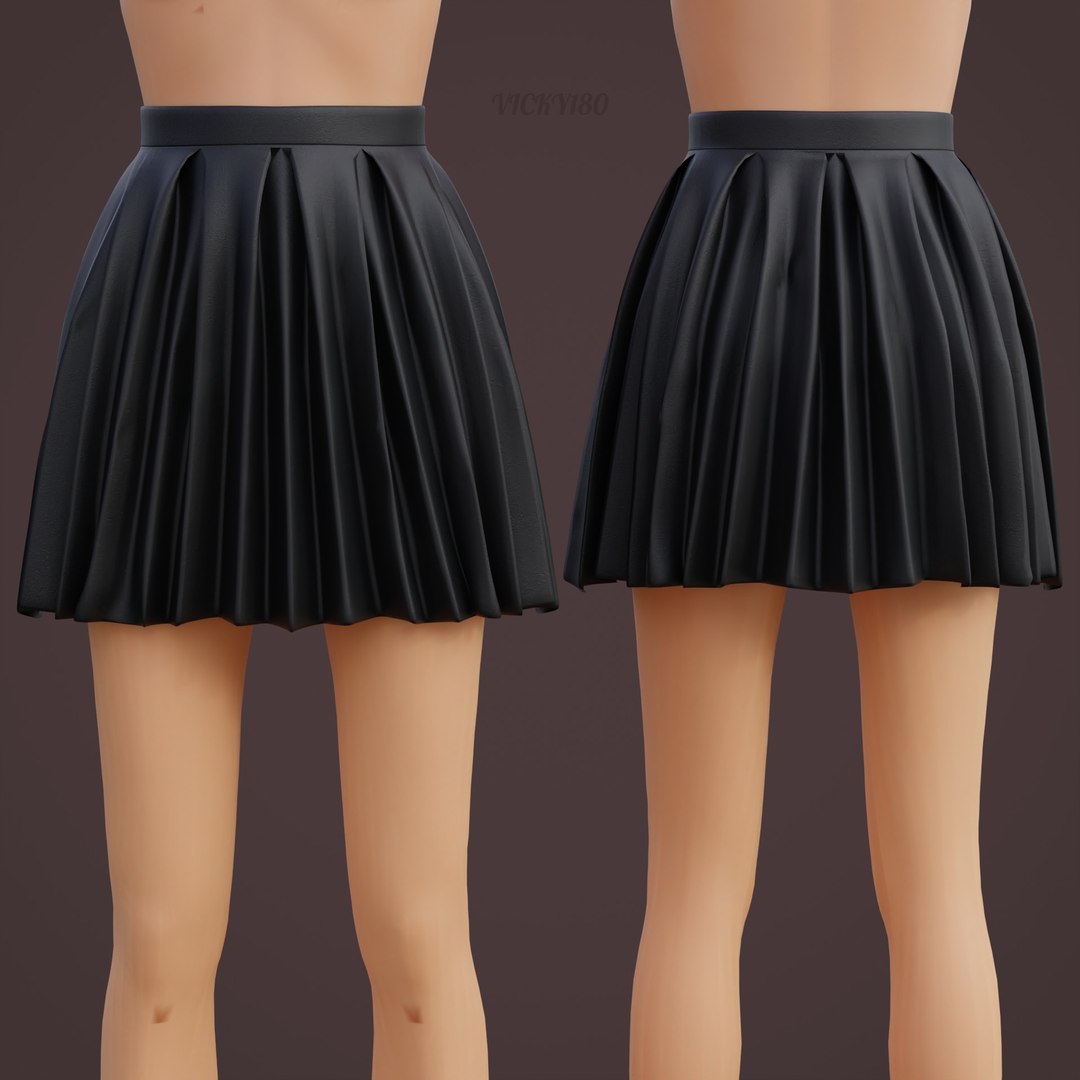 3D model Pleated Leather Mini Skirt https://p.turbosquid.com/ts-thumb/cQ/XzLNqe/2q/thumbail1/jpg/1737270939/1920x1080/fit_q87/71f27bb345fb43661946690cdbff992c40b80866/thumbail1.jpg