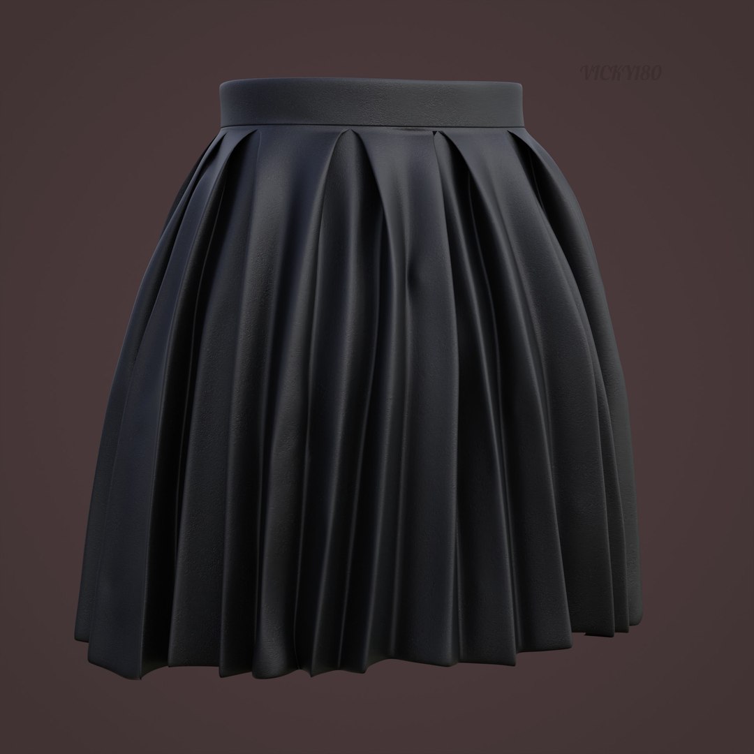 3D model Pleated Leather Mini Skirt https://p.turbosquid.com/ts-thumb/cQ/XzLNqe/Sx/skirt0012/jpg/1737271829/1920x1080/fit_q87/39a92bc75a5ccb04268dd43f95982db33ca8dba7/skirt0012.jpg