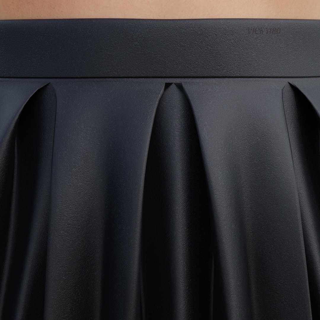 3D model Pleated Leather Mini Skirt https://p.turbosquid.com/ts-thumb/cQ/XzLNqe/TU/0005/jpg/1737270935/1920x1080/fit_q87/276883989e317619eb7e3ceeddee6689bfec57f8/0005.jpg