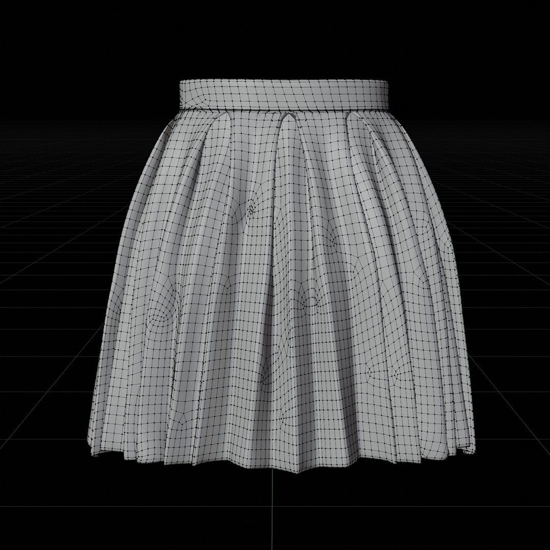 3D model Pleated Leather Mini Skirt https://p.turbosquid.com/ts-thumb/cQ/XzLNqe/XJ/wireframe1/jpg/1737270953/1920x1080/fit_q87/232a15f9bbf7095455829044c7991d6bc7bf983c/wireframe1.jpg