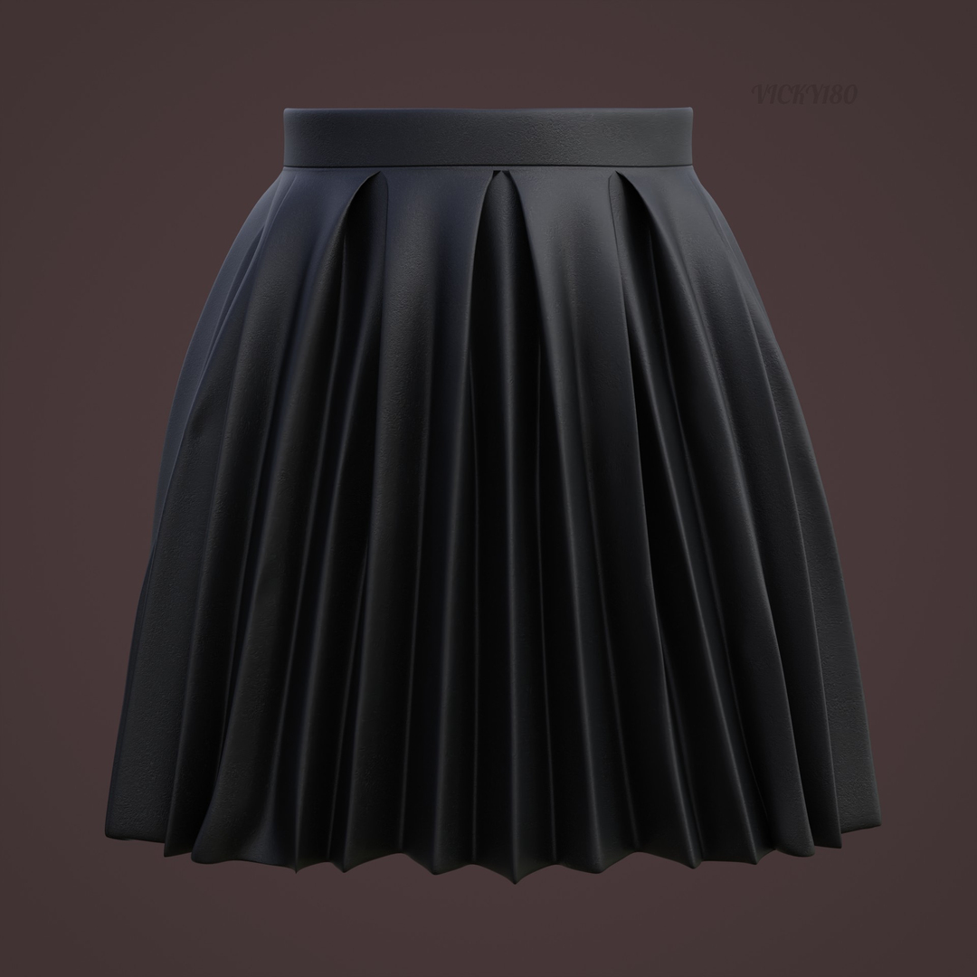 3D model Pleated Leather Mini Skirt https://p.turbosquid.com/ts-thumb/cQ/XzLNqe/aR/skirt/jpg/1737270958/1920x1080/turn_fit_q99/092965b464c7872bc842e3c16ec4b1f2e07ee40d/skirt-1.jpg